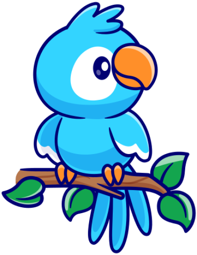 Pretty Blue Bird