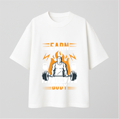 Earn Your (Gym) Comfy Oversized T-shirt