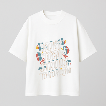 Today Strong (Gym) Comfy Oversized T-shirt