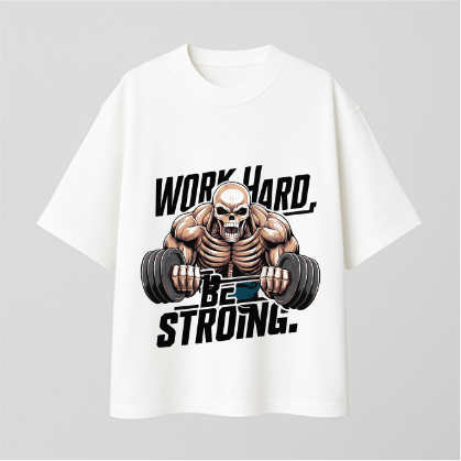 Work Hard (Gym) Comfy Oversized T-shirt