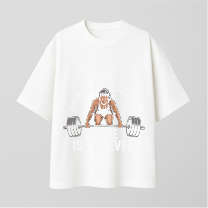 pride is forever (Gym) Comfy Oversized T-shirt