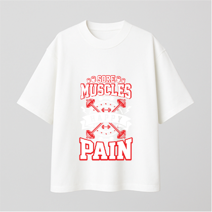 Sore Muscles (Gym) Comfy Oversized T-shirt