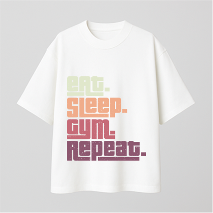 Repeating The Cycle (Gym) Comfy Oversized T-shirt