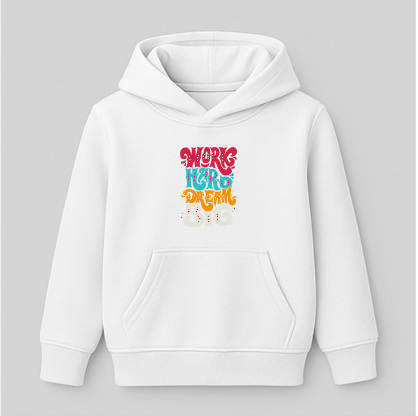 Work Hard Dream Big Kid's Hoodie