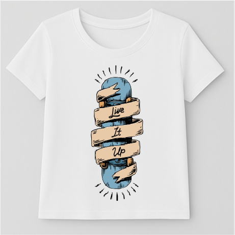 Live It Up - Ladies Premium T shirt with Cotton & Modal
