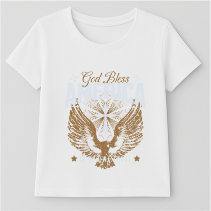 Bless America Ladies Premium T-shirt