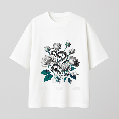 Life Death Comfy Oversized T-shirt