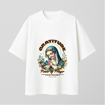Gratitude Comfy Oversized T-shirt