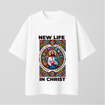 In Christ Comfy Oversized T-shirt