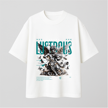 Lustrous Alloy Comfy Oversized T-shirt
