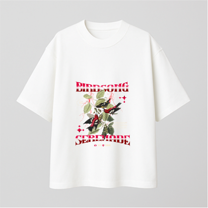 Birdsong Comfy Oversized T-shirt