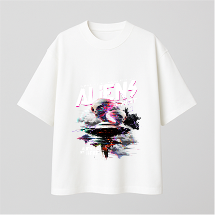 Believe in aliens Comfy Oversized T-shirt