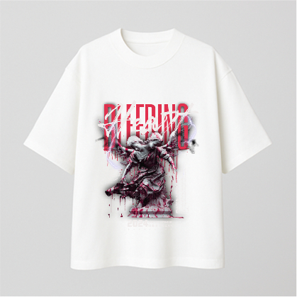 Bleeding Heart Comfy Oversized T-shirt