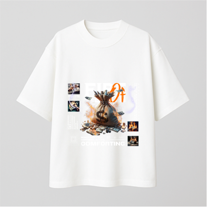 Money cant buy happiness Comfy Oversized T-shirt