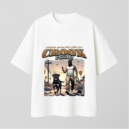 Downtown groove Comfy Oversized T-shirt
